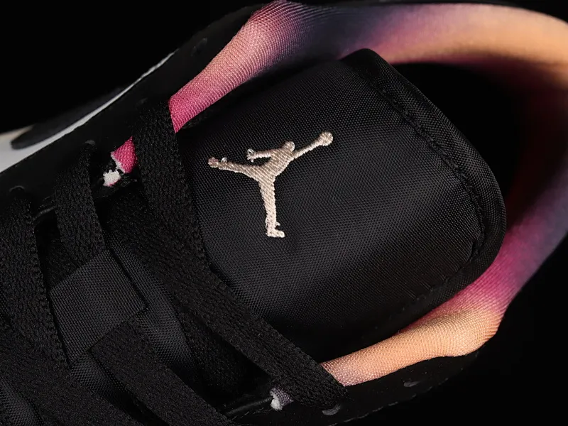 All categories Air Jordan Jordan series basketball shoes Air Jordan 1 Low Z version Air Jordan Retro 1 Low "Electric Green" AJ1 Joe 1 matte black and white cultural and leisure sports sneakers DQ8422-001